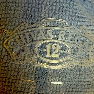CHIVAS REGAL SCOTCH WISKEY AGED 12 YEARS GLASS CUP